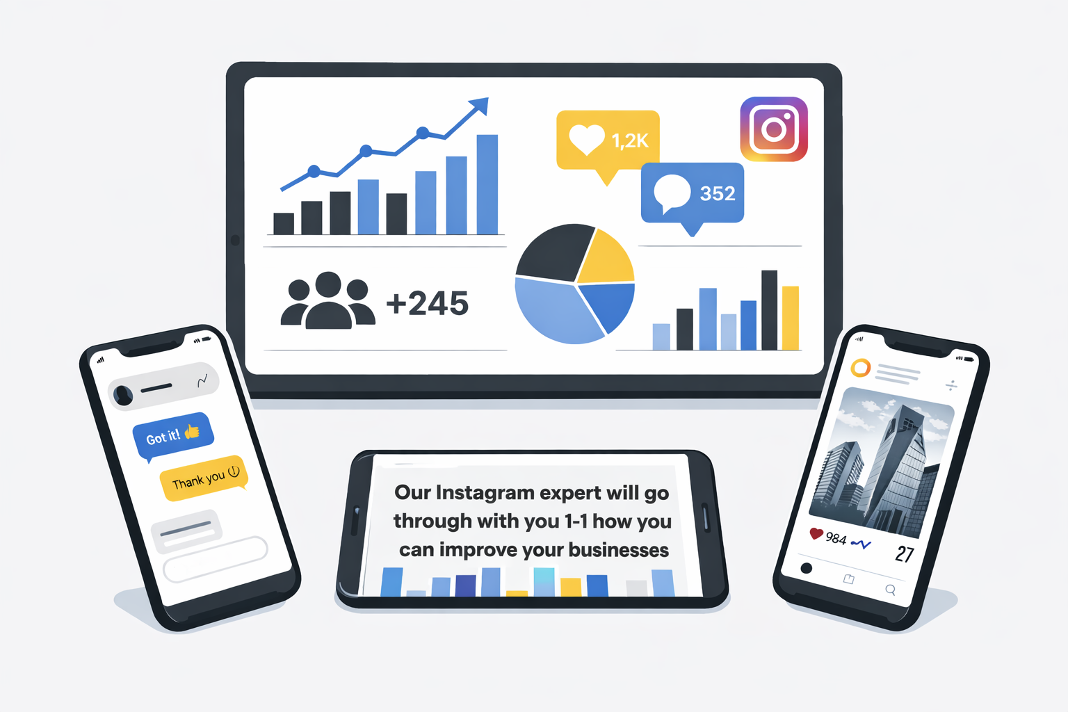 Improve your Social Media Presence <strong>with Instagram</strong>